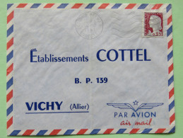 Algeria 1961 Cover Colomb-Bechar Saoura To Vichy France - French Stamps Marianne - Lettres & Documents