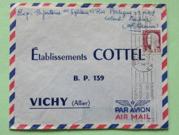 Algeria 1961 Cover Colomb-Bechar Saoura To Vichy France - French Stamps Marianne - Lettres & Documents