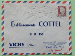 Algeria 1961 Cover Nemours Tlemcen To Vichy France - French Stamps Marianne - Brieven En Documenten