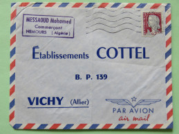 Algeria 1961 Cover Nemours Tlemcen To Vichy France - French Stamps Marianne - Lettres & Documents