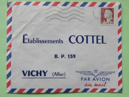 Algeria 1961 Cover Oran To Vichy France - French Stamps Marianne - Brieven En Documenten