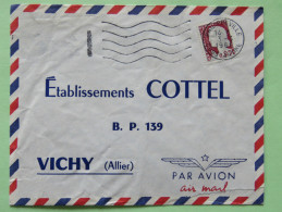 Algeria 1961 Cover Philippeville To Vichy France - French Stamps Marianne - Lettres & Documents