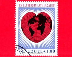 VENEZUELA - Usato - 1972 - Cuore - Corazon - Hearth - 1.00 - Venezuela