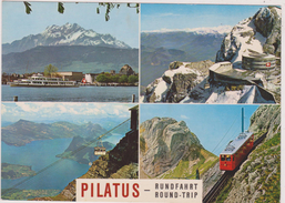 SUISSE,SWITZERLAND,SVIZZERA,HELVETIA,SWISS,SCHWEIZ,PILATUS,ALPES URANAISES,OBWALD,NIDWALD,MONT PILATE,TRAIN,TELEPHERIQUE - Autres & Non Classés