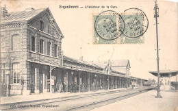 ¤¤  -  BELGIQUE  -  ERQUELINNES  -  L'Intérieur De La Gare  -  Chemin De Fer   -  ¤¤ - Erquelinnes