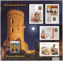 ROMANIA, 2016, DISCOVER ROMANIA MUNTENIA, Special Stamp In Philatelic Album + FDC, MNH (**), LPMP 2123a - Ongebruikt