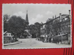 Jussy (GE) -  Dorfplatz? Mit Autos / Feldpost 1940?: Territorial Füs. Kp. II/168 - Jussy