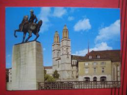 Zürich (ZH) - Hans Waldmann-Denkmal, Grossmünster - Wald