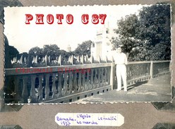 MALI - BAMAKO - L'EGLISE Un MATIN De MARCHE En 1937 < TAILLE VUE 6.5cm X 10cm - Malí