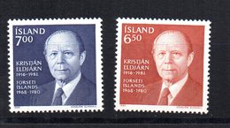 Serie  Nº 563/4  Islandia - Unused Stamps