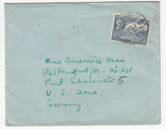 Gold Coast Cover Letter Travelled 194? To Frankfurt Bb161110 - Goldküste (...-1957)