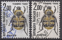 FRANCE  1960 / 1983 - 2 X Y.T. N° 107 - OBLITERES ...FD124 - 1960-.... Gebraucht