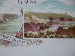 CPA Allemagne Bad Wurtemberg Gruss Aus Altbreisach Litho Précurseur - Otros & Sin Clasificación