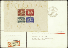 N° 3 OSTROPA Sur Lettre Obl FDC 23-6-35 Qualité: OBL Cote: 1500  € - Other & Unclassified