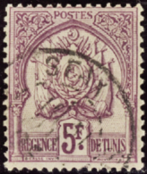 N° 21 5f Violet Foncé TB Qualité: OBL Cote: 145  € - Other & Unclassified