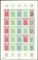 N° 401 /403 Fleurs 4 Feuilles De 25 Timbres Qualité: ** Cote: 1250  € - Sonstige & Ohne Zuordnung