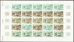 N° 356 /357 élevage 2 Feuilles De 25 Timbres Qualité: ** Cote: 450  € - Otros & Sin Clasificación