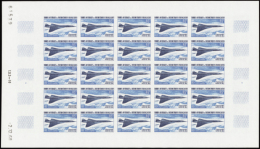 N° 1969 Concorde 7 Valeurs Non Dentelées En Feuilles De 25t Qualité: ** Cote: 17000  € - Autres & Non Classés