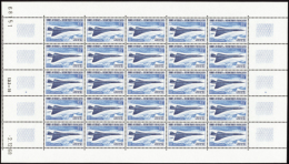 N° 1969 Concorde 7 Valeurs TOM En Feuilles De 25 Timbres Qualité: ** Cote: 7600  € - Otros & Sin Clasificación