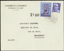 N° 2 10f Rouge-bun Sur Bleu Sur Lettre Qualité: OBL Cote: 305  € - Other & Unclassified