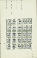 N° 1 Amiens Feuille De 25 Timbres Avec Variétés A Et B Qualité: ** Cote: 1100  € - Autres & Non Classés