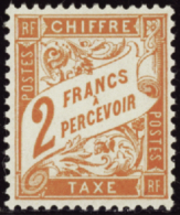 N° 41 2f Rouge-orange Qualité: * Cote: 350  € - Autres & Non Classés