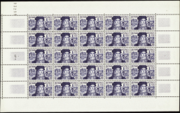 N° 929 Léonard De Vinci Feuille De 25 Timbres Qualité: ** Cote: 250  € - Other & Unclassified