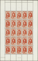 N° 612 /617 Célébrités 6 Valeurs En Feuilles De 25 Timbres Qualité: ** Cote: 300  & - Sonstige & Ohne Zuordnung