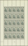 N° 587 /592 Célébrités 6 Valeurs En Feuilles De 25 Timbres Qualité: ** Cote: 375  & - Other & Unclassified