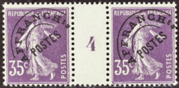 N° 62 35c Semeuse Violet Millésime 4 Qualité: ** Cote: 412  € - Sonstige & Ohne Zuordnung