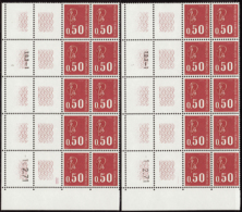 N° 1664 0,50 M. De Béquet 1-2-71 à Gauche Les 2 Galvanos Qualité: ** Cote: 1530  € - Otros & Sin Clasificación