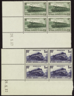 N° 339 /340 Chemins De Fer 2 Valeurs 1937 Qualité: ** Cote: 110  € - Otros & Sin Clasificación