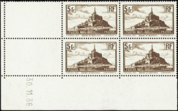 N° 260 5f Mont Saint Michel 30-11-36 Qualité: ** Cote: 210  € - Otros & Sin Clasificación