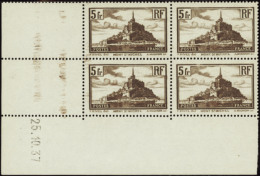 N° 260 5f Mont Saint Michel 25-10-37 Qualité: ** Cote: 210  € - Otros & Sin Clasificación