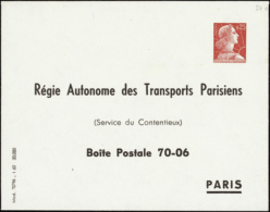 N° 1011 B E1 (G1u) 0,25 M. De Muller RATP Qualité:  Cote: 45  € - Other & Unclassified