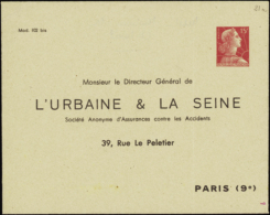 N° 1011 B5l 15f M. De Muller "l'Urbaine & La Seine" Qualité:  Cote: 40  € - Otros & Sin Clasificación