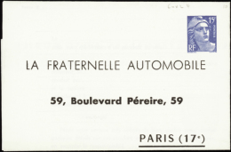 N° 886 N3  15f M. De Gandon "la Fraternelle Automobile" Qualité:  Cote: 600  € - Other & Unclassified