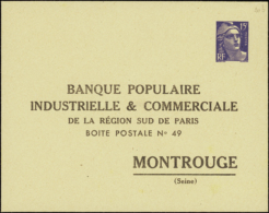 N° 886 E1 (N2a) "Banque Populaire Ind. & Comm" Montrouge Qualité:  Cote: 300  € - Otros & Sin Clasificación