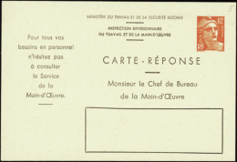 N° 885 L2f 12f M. De Gandon Carte Postale De Service Qualité:  Cote: 450  € - Other & Unclassified