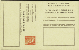 N° 885 L2e 12f M. De Gandon Carte Postale De Service Qualité:  Cote: 450  € - Otros & Sin Clasificación