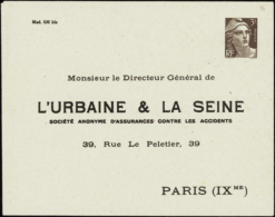 N° 715 E1  3f M. De Gandon "l'Urbaine Et La Seine" Qualité:  Cote: 650  € - Other & Unclassified