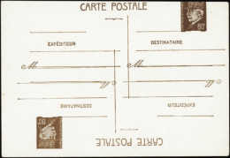 N° 512 CP2  80c Pétain Double Impression Qualité:  Cote: .....  € - Other & Unclassified