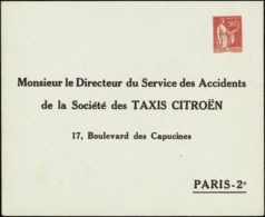 N° 283 B6e 50c Paix "Taxis Citroën" Qualité:  Cote: 450  € - Otros & Sin Clasificación