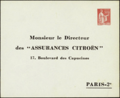 N° 283 B6a 50c Paix "Assurances Citroën" Qualité:  Cote: 450  € - Otros & Sin Clasificación