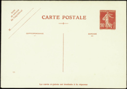 N° 237 CPRP1  90c Semeuse Rouge (date 124) Qualité:  Cote: 150  € - Other & Unclassified
