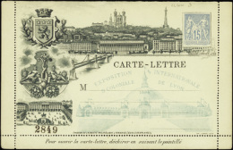 N° 90 J39  15c Sage Bleu Exposition De Lyon 1894 Qualité:  Cote: 90  € - Other & Unclassified