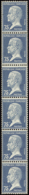 N° 15 75c Pasteur Bande Verticale De 6 Timbres Qualité: ** Cote: 2450  € - Other & Unclassified