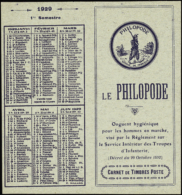 N° 0 Le Philopode Couv. Vide Non Pliée 1875   1er Semestre Qualité:  Cote: 120  € - Sonstige & Ohne Zuordnung