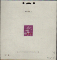 N° 246 Epr. D'essai De Surcharge Caisse D'amortissement N°21 Qualité:  Cote: .....  € - Otros & Sin Clasificación