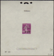 N° 246 Epr. D'essai De Surcharge Caisse D'amortissement N°27 Qualité:  Cote: .....  € - Otros & Sin Clasificación